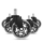 Huzaro Kółka do fotela Casters 2.0 Black HZ-Casters 2.0 Black - 1095468 - zdjęcie